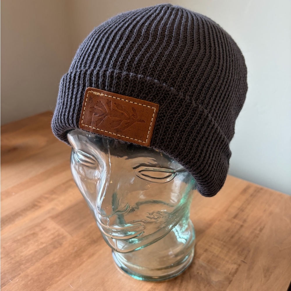 Weld MFG Winter Session Hemp Beanie in Charcoal One Size